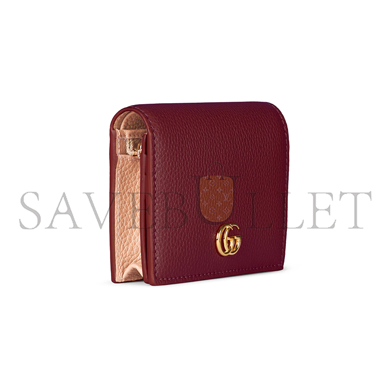 GUCCI BI-COLOR GG MARMONT SMALL WALLET 456126 (11*8.5*3cm)